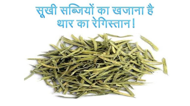 रेगिस्तानी सूखी सब्जियाँ